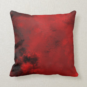 Modern Black & Red Abstrakt - kreativ & künstleris Kissen