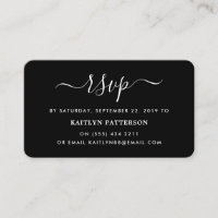 Modern Black & White Simple Script UAWG