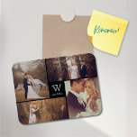 Modern Block Wedding Monogram Foto Collage Magnet<br><div class="desc">Mit Fett*fa*tin entworfen. Einfach mit eigenen Texten,  Fotos oder Bildern anpassen. Für individuelle Anfragen wenden Sie sich bitte direkt an fat*fa*tin. Es gelten benutzerdefinierte Gebühren. www.zazzle.com/fat_fa_tin www.zazzle.com/color_therapy www.zazzle.com/fatfatin_blue_knot www.zazzle.com/fatfatin_red_knot www.zazzle.com/fatfatin_mini_me www.zazzle.com/fatfatin_box www.zazzle.com/fatfatin_design www.zazzle.com/fatfatin_ink</div>