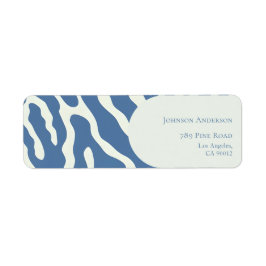 Modern blue and cream abstract Pattern graduation