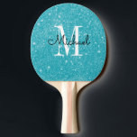 Modern Blue Glitzer Monogramm Personalisierter Nam Tischtennis Schläger<br><div class="desc">Modern Blue Glitzer Monogram Personalisiert Name Ping Pong Paddle .  Sie können die Farbe oder den Namen,  den Sie möchten,  ändern... Custom Ping Pong Paddle.</div>