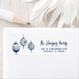 Modern Blue Nordic Style Ornamente Weihnachten
