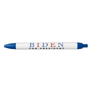 Modern Blue Red Joe Biden für Präsident Kugelschreiber