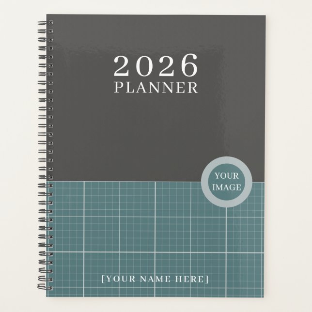 Modern Blueprint Grid Planner PR01 (Devant)