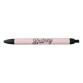 Modern Blush Dusty Pink Monogram und Name Kugelschreiber