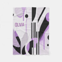 Modern Boho Abstract Purple