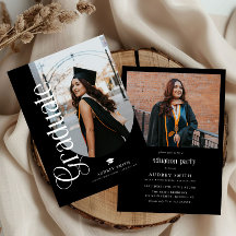 Modern Boho Arch 2 Photos Graduation