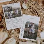 Modern Boho Arch Was für ein Jahr Foto Jahr Überpr Feiertagskarte<br><div class="desc">Dieser moderne Bohu Bogen, was ein Jahr Foto in der Rezension Ferienkarte ist der perfekte einfache Urlaub Gruß. Das böhmische Schwarz-Weiß-Design besticht durch eine einzigartige, industrielle Schrift mit minimalistisch Vintagem Stil. Personalisieren Sie die Kartenvorderseite mit einem Foto, Ihrem Familiennamen und dem Jahr. Fügen Sie 3 zusätzliche Fotos und ein Jahr...</div>