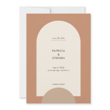 Modern Boho Arch Wüste Terracotta Sand