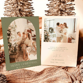 Modern Boho Christmas Card | FOTO Einladung