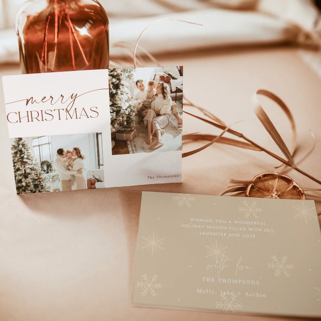 Modern Boho Christmas Card | Terracotta Holiday Einladung (Von Creator hochgeladen)