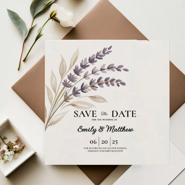 Modern Boho Designer Save the Date (Von Creator hochgeladen)