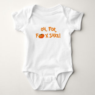Modern Boho Fox Sake Funny Sprichwort Niedlich Fox Baby Strampler