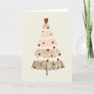 Modern Boho Frohe Weihnachten / Neujahr Card Dankeskarte