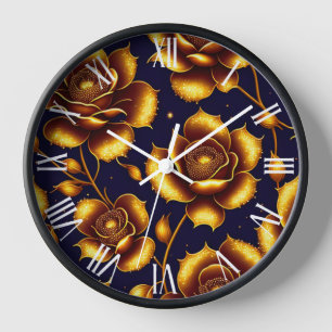 Modern Boho Luxury Gold Rose Colltek Uhr