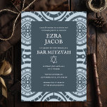 Modern Boho Muster Custom B'nai Bat Bar Mitzvah Einladung<br><div class="desc">Perfekte Karte, um eine Bar mitzvah, Fledermausmitzvah oder andere jüdische Feier anzukündigen! Handgemachte Kunst für Sie! Vollständig anpassbar! Klicken Sie auf "Personalisieren" oben, um den Text zu bearbeiten. Klicken Sie auf "Bearbeiten mit dem Design-Tool", um die Schriftart, Farben und Platzierungen anzupassen und das Design auf der Rückseite zu löschen, wenn...</div>