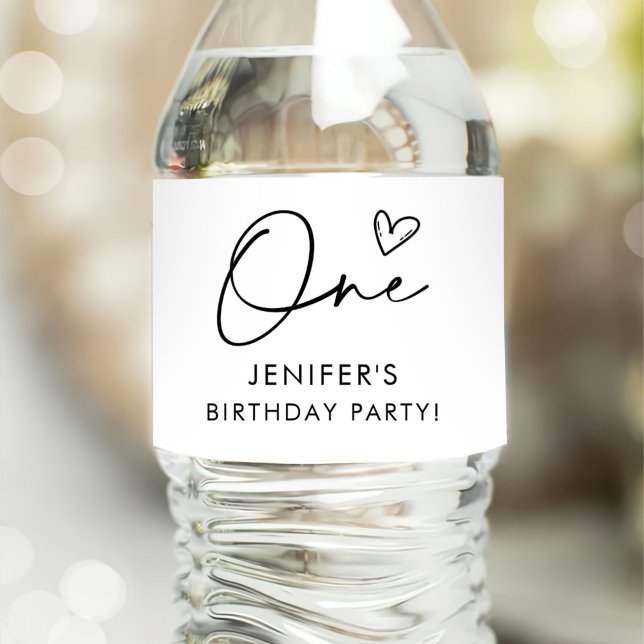 Modern Boho One Heart First Birthday (Von Creator hochgeladen)