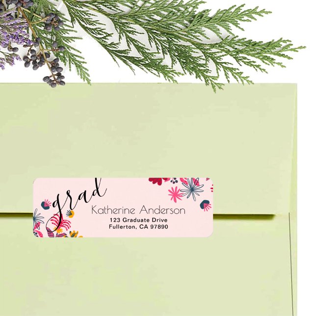 Modern Boho Pink Abschluss (Von Creator hochgeladen)