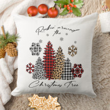 Modern Boho Snowflakes Tartan Niedliche Weihnachte