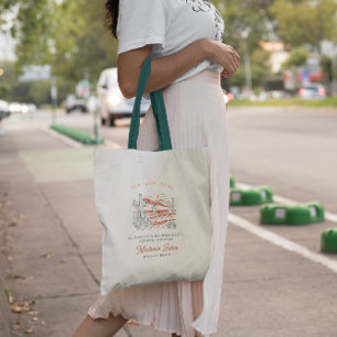 Modern Boho Wüste Brautjungfer-Geschenktasche Tragetasche