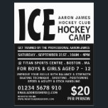 Modern Bold, Eishockey Camp Flyer<br><div class="desc">Modern Bold,  Hockey Camp Advertising Flyers By the Business Card Store.</div>