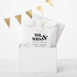Modern Bold Gastgeschenk Hochzeit Bag Geschenktütchen