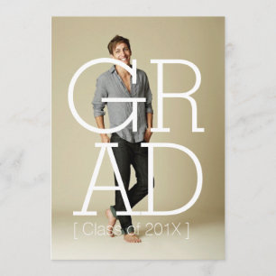 Modern Bold Party Einladung Foto Card
