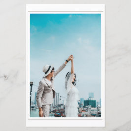 Modern Bold Typografy Save the Date Menu