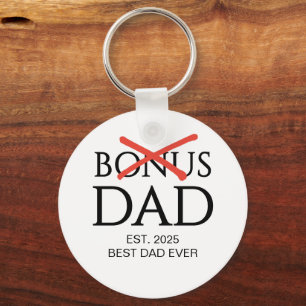 Modern BONUS VATER Gegründet Schlüsselanhänger