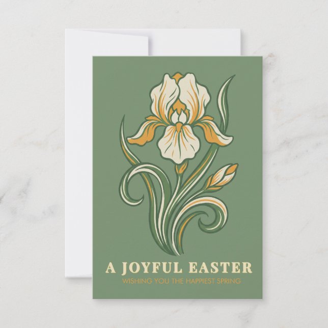 Modern Botanical Easter Blessings (Vorderseite)
