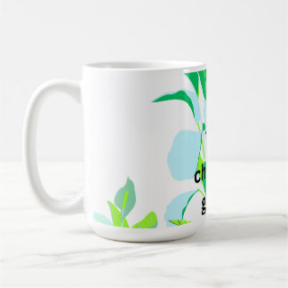 Modern Botanical Leaf  Kaffeetasse