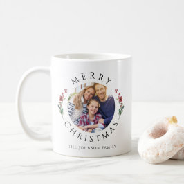 Modern Botanical Photo Christmas Kaffeetasse