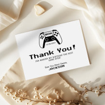 Modern Boy Gamer Kids Birthday Party