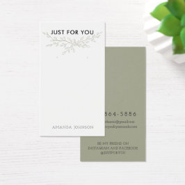 Modern Branch Earthy Earring Display Card