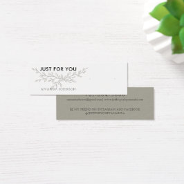 Modern Branch Earthy Stud Earring Display Card