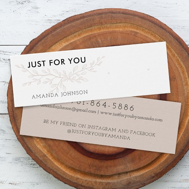 Modern Branch Earthy Stud Earring Display Card (Modern Branch Earthy Stud Earring Display Card)