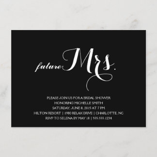Modern Bridal Dusche Einladung