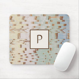 Modern Brown Blue Green Abstrakt Mousepad