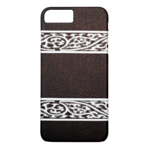 Modern Brown Leather Case-Mate iPhone Hülle