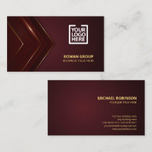 Modern Burgund Gold | Luxus professionell