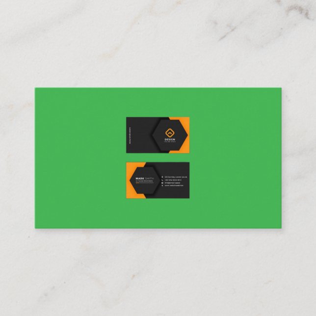 Modern business cards visitenkarte (Vorderseite)