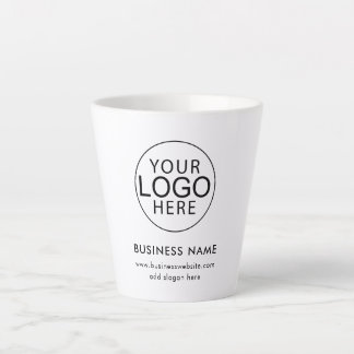 Modern Business-Logo-Cafe Werbefläche Milchtasse