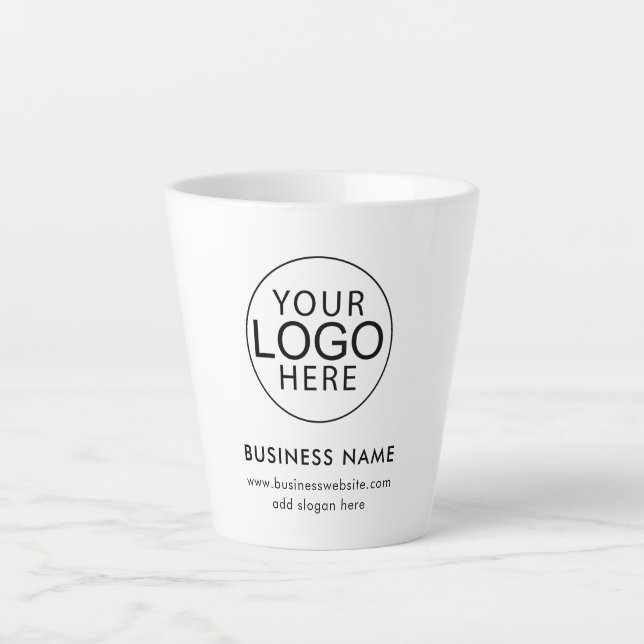 Modern Business-Logo-Cafe Werbefläche Milchtasse (Vorderseite)