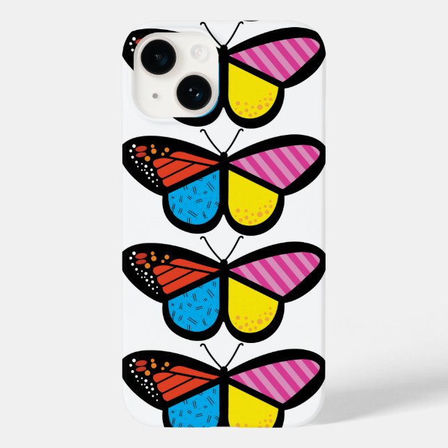 Modern Butterfly Phone Case (Rückseite)