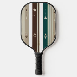 Modern Celestial Triple Vertical Stripe Pickleball Pickleball Schläger