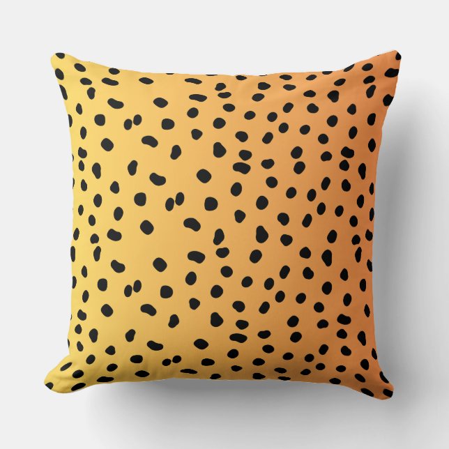 Modern Cheetah Print Kissen (Vorderseite)