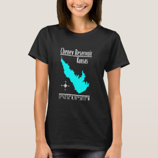 Modern Cheney Lake - Kansas T-Shirt