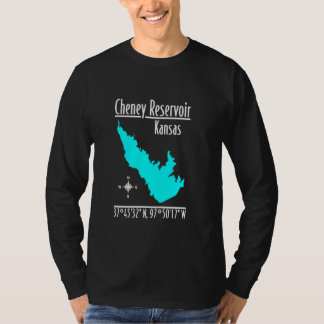 Modern Cheney Lake - Kansas T-Shirt