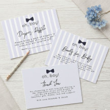 Modern Chic Dusty Blue Oh Boy Schleifen-Windel-Raf