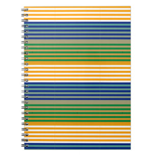 Modern Chic Gestreift  Notizblock